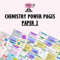 Chemistry Power Pages - Paper 2