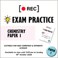 Weekly GCSE Science Exam Practice – Chemistry Paper 1