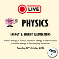 Energy 2: Energy Calculations