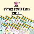 Physics Power Pages - Paper 1