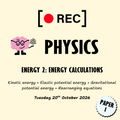 Energy 2: Energy Calculations
