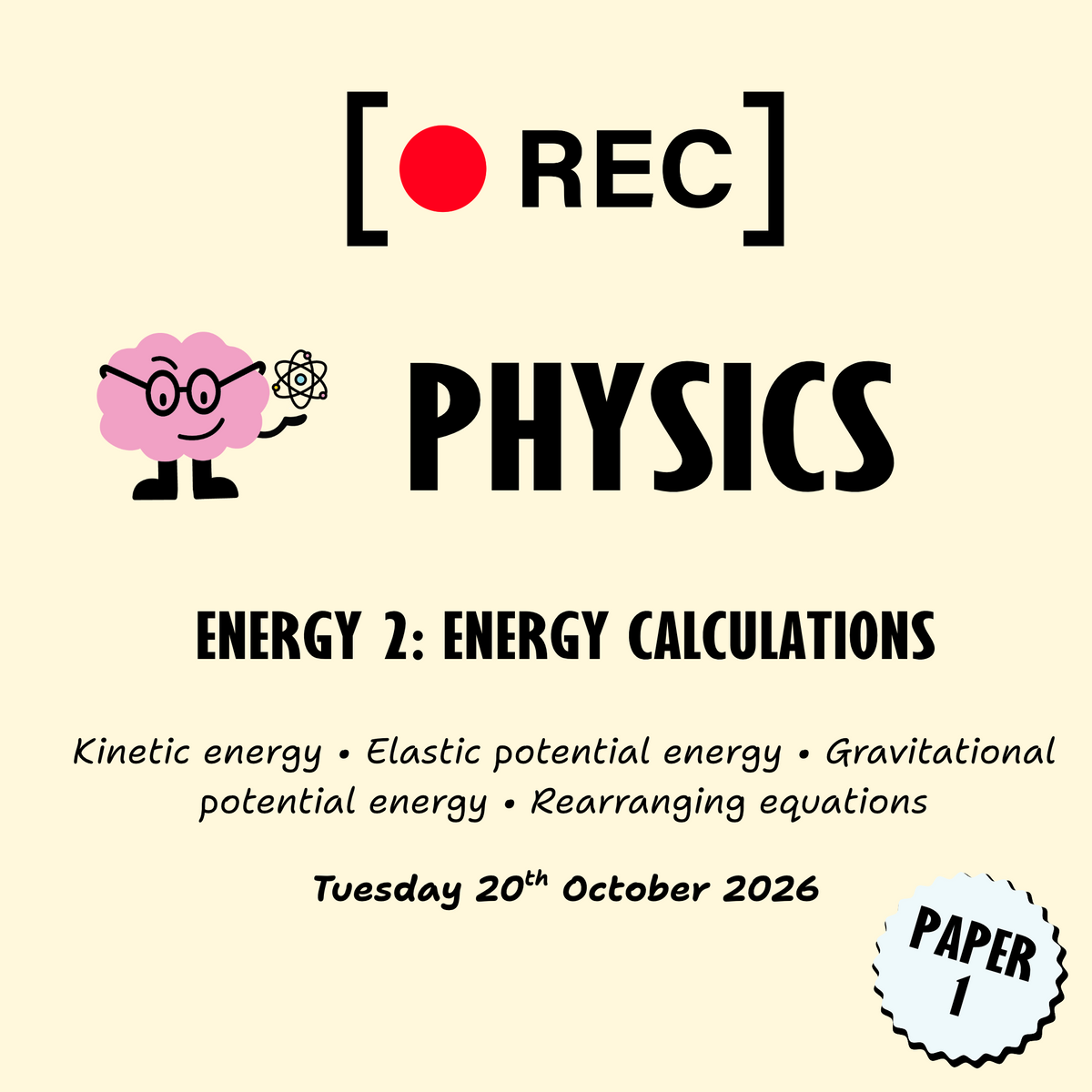 Energy 2: Energy Calculations