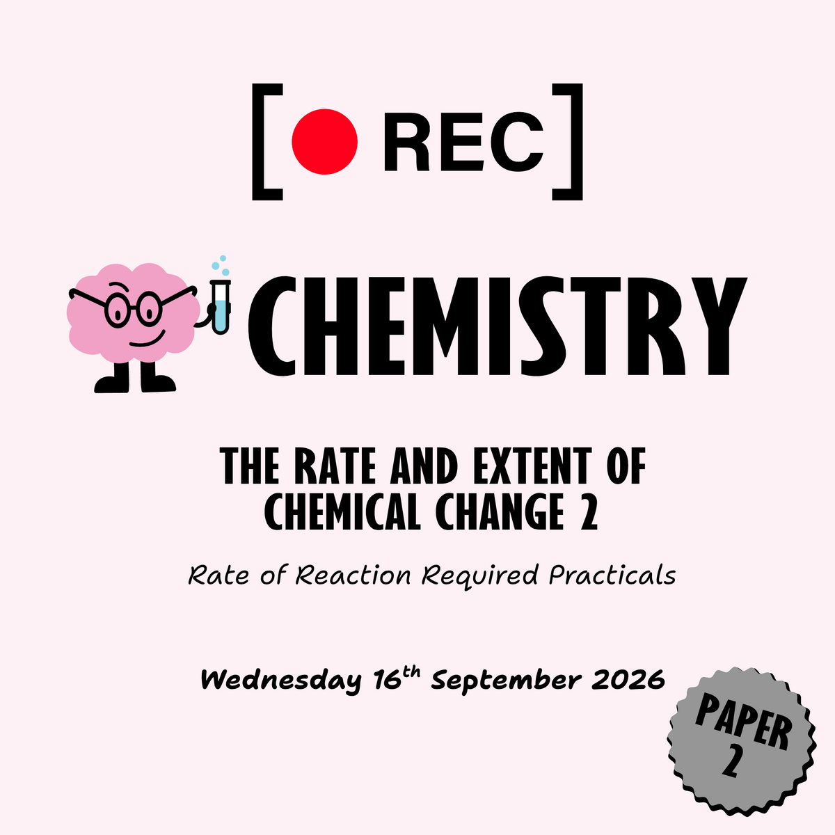 The Rate and Extent of Chemical Change 2